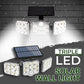 Triple LED Solar Wall Light - clarioy
