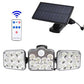 Triple LED Solar Wall Light - clarioy