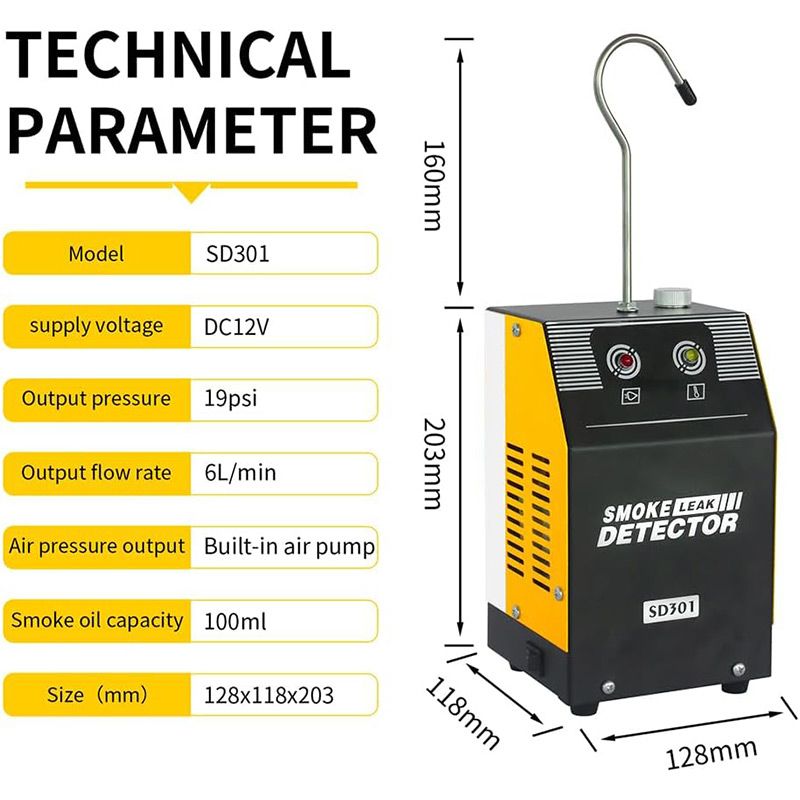 Automotive Smoke Machine Leak Detector