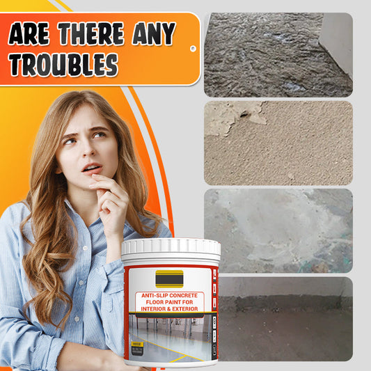 Decoration essentials🔥Anti-Slip Concrete Floor Paint for Interior & Exterior - clarioy