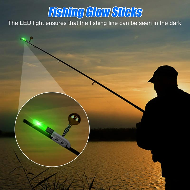 2024🐠Fishing Rod LED Light with Buzzer Bell - clarioy