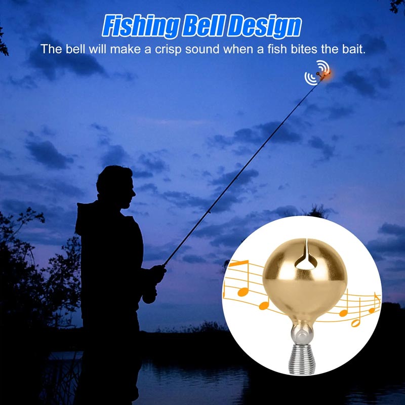 2024🐠Fishing Rod LED Light with Buzzer Bell - clarioy