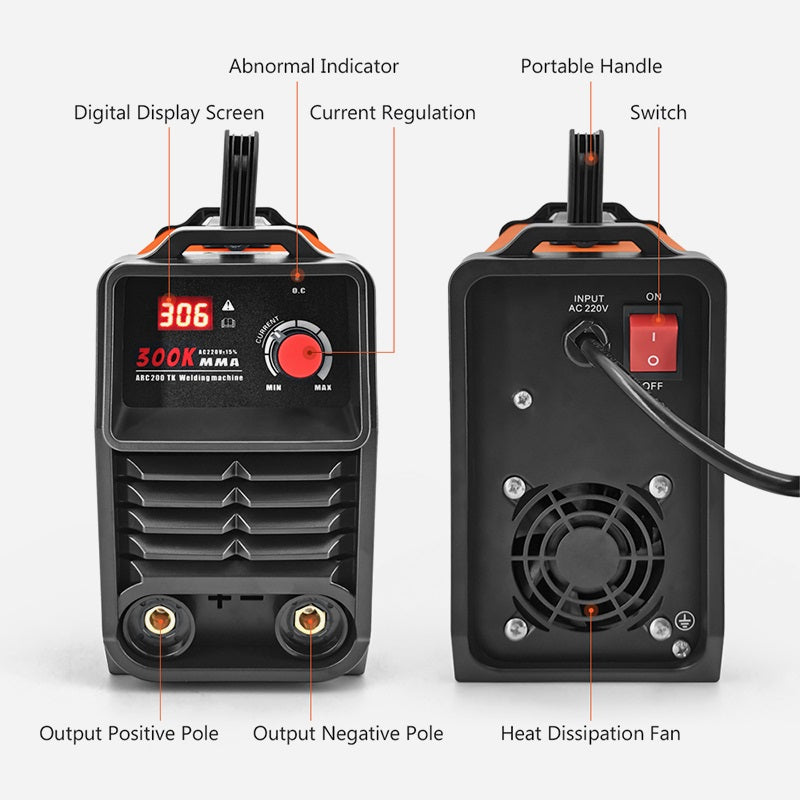 Portable Inverter Welding Machine with LCD Display