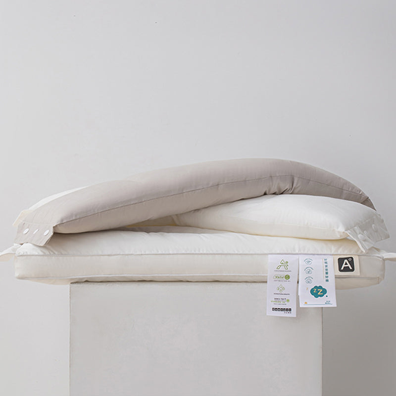 🛌 50% OFF! ✨ Dual-Zone Ergonomic Sleeping Pillow – Detachable Layers, Adjustable Height & Cervical Rod Design – Scientific Neck & Spine Relief for Better Sleep 💤