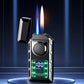 🔥Hot Sale🔥Multi-Functional Dual Flame Lighter with Colored Lights - clarioy