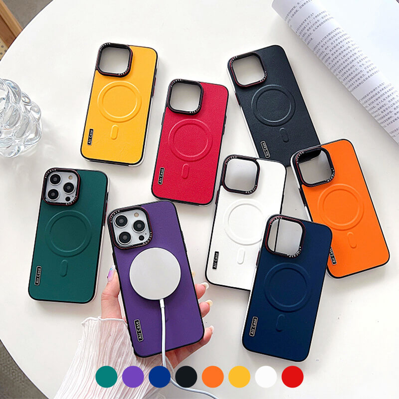 🔥 Leather Magnetic Phone Case for iPhone Series