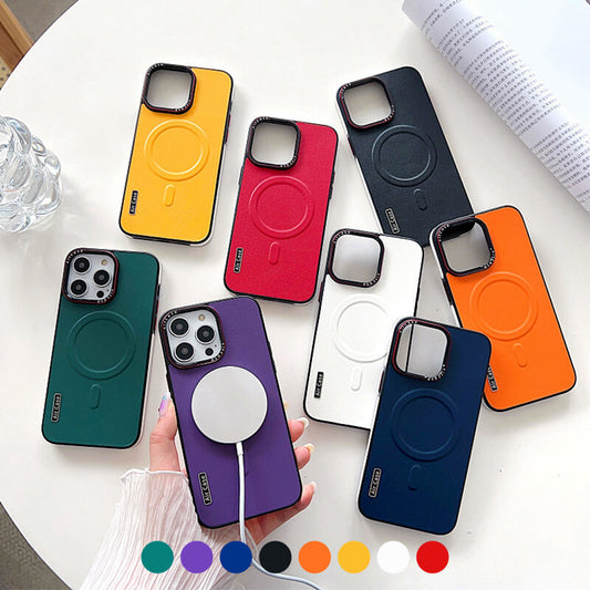 🔥 Leather Magnetic Phone Case for iPhone Series