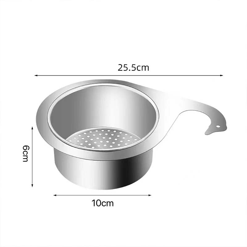 🔥BUY 1 FREE 1 &FREE SHIPPING🔥Swan Shape Stainless Steel Sink Strainer Basket