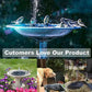 💧60% OFF NOW! ☀️ Solar Fountain Bird Bath Pump – 1.4W Solar Panel, 4 Nozzles & Submersible for Pond, Garden & Pool 🐦