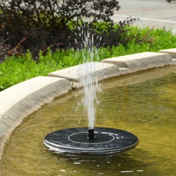 💧60% OFF NOW! ☀️ Solar Fountain Bird Bath Pump – 1.4W Solar Panel, 4 Nozzles & Submersible for Pond, Garden & Pool 🐦