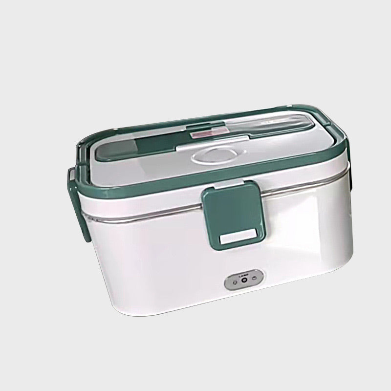 🍱 50% OFF NOW! 🔌 Portable Electric Lunch Box – Food Heater, 1.8L Stainless Steel & Leak-Proof – With Bag & Utensils 🥣