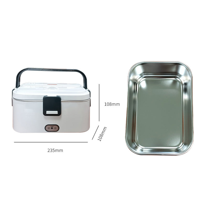 🍱 50% OFF NOW! 🔌 Portable Electric Lunch Box – Food Heater, 1.8L Stainless Steel & Leak-Proof – With Bag & Utensils 🥣
