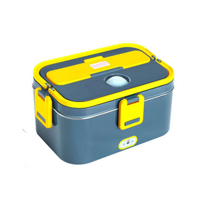 🍱 50% OFF NOW! 🔌 Portable Electric Lunch Box – Food Heater, 1.8L Stainless Steel & Leak-Proof – With Bag & Utensils 🥣