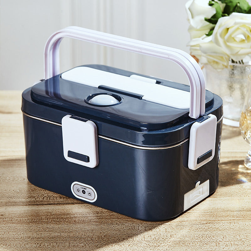 🍱 50% OFF NOW! 🔌 Portable Electric Lunch Box – Food Heater, 1.8L Stainless Steel & Leak-Proof – With Bag & Utensils 🥣