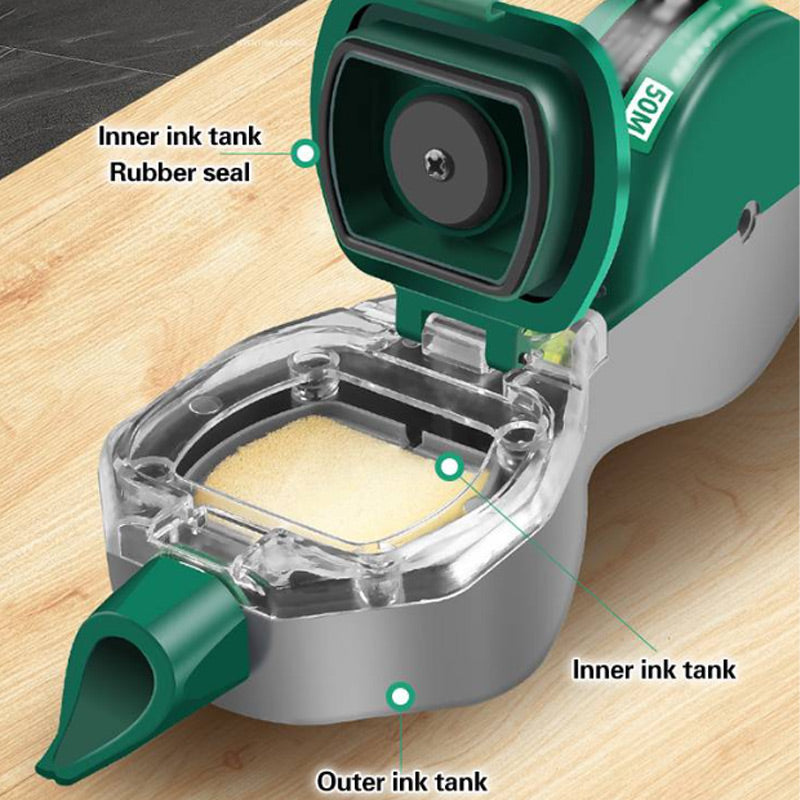 Durable Manual Chalk Line Reel with Leveler - clarioy