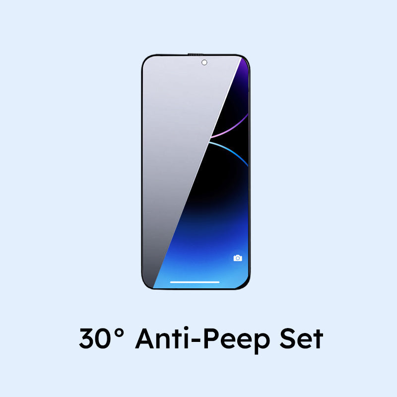 ?Buy1Get1FREE?Multi-AngleAnti-PeepTemperedFilmSetforiPhone