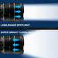 🔥Hot sale🔥Multifunctional White Laser Telescopic Zoom Tactical Flashlight - clarioy