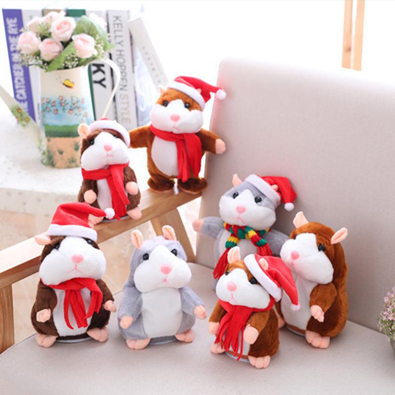 ⏳Time-Limited Special⏰Talking Hamster Plush – repeats whatever you say, auto head-shaking, hilarious fun for kids & adults