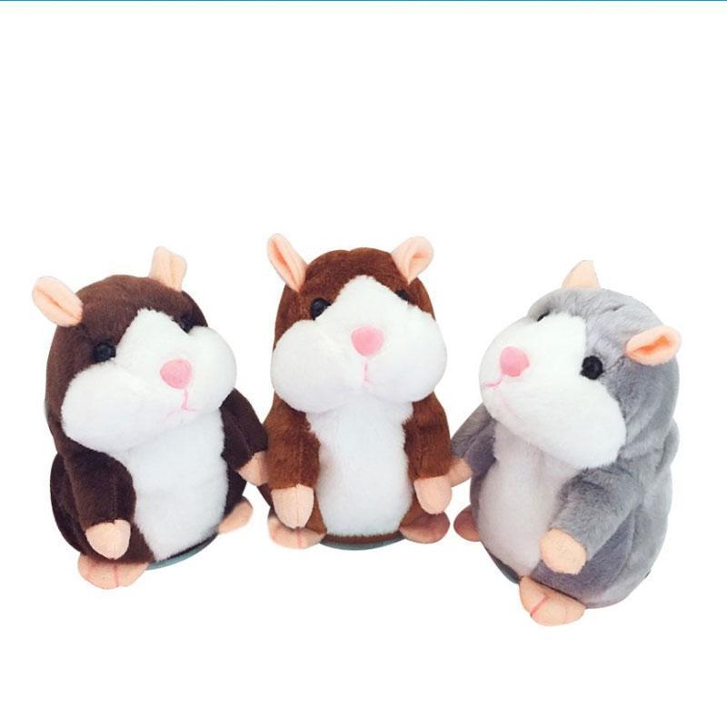 ⏳Time-Limited Special⏰Talking Hamster Plush – repeats whatever you say, auto head-shaking, hilarious fun for kids & adults
