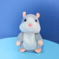 ⏳Time-Limited Special⏰Talking Hamster Plush – repeats whatever you say, auto head-shaking, hilarious fun for kids & adults