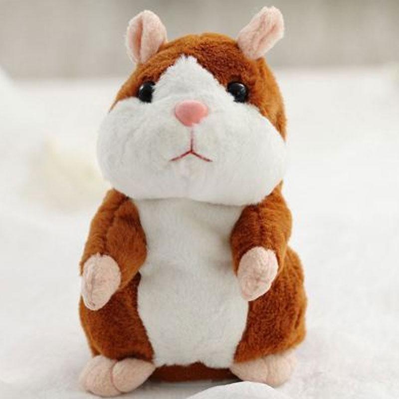 ⏳Time-Limited Special⏰Talking Hamster Plush – repeats whatever you say, auto head-shaking, hilarious fun for kids & adults