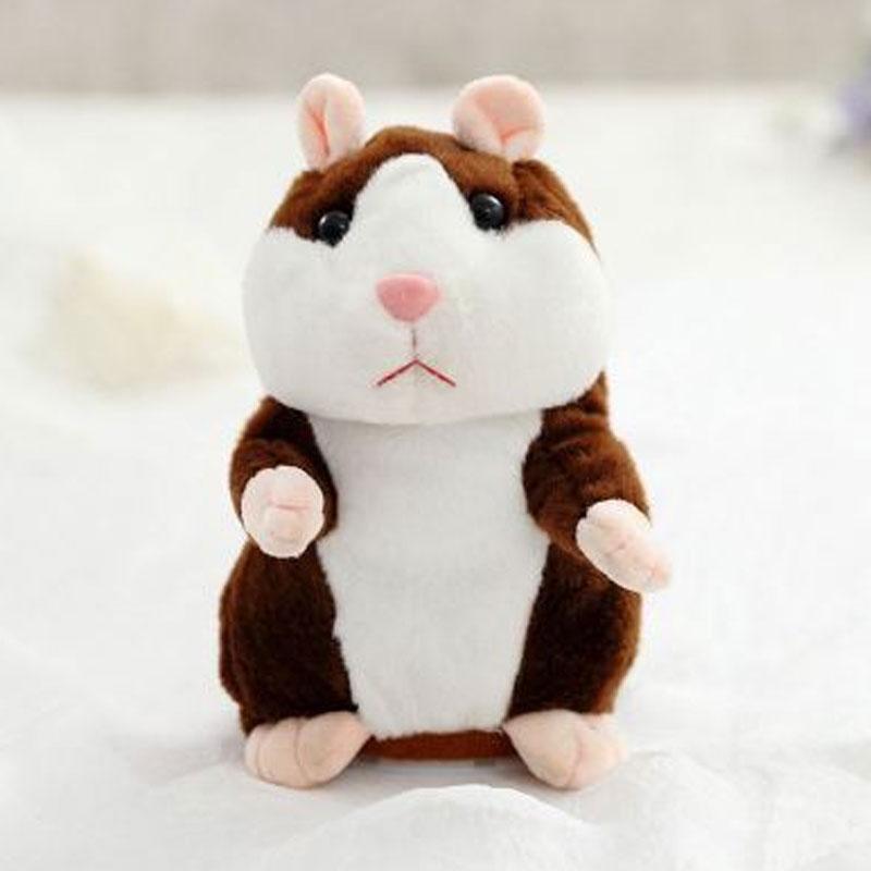 ⏳Time-Limited Special⏰Talking Hamster Plush – repeats whatever you say, auto head-shaking, hilarious fun for kids & adults