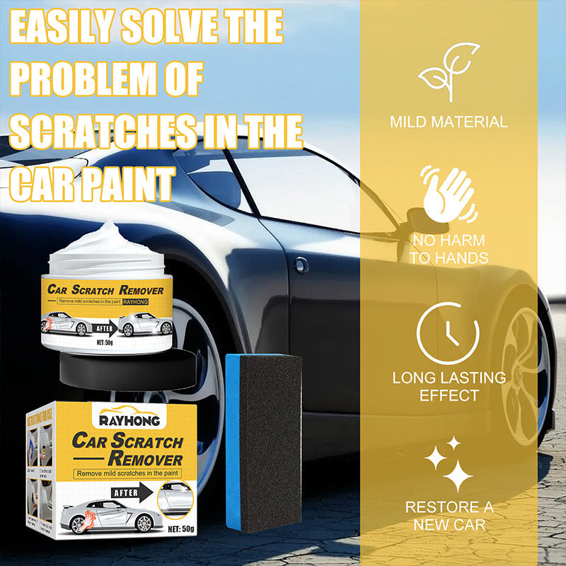 🎉Hot Sale🎉Polishing Compound & Scratch Remover with Sponge - clarioy