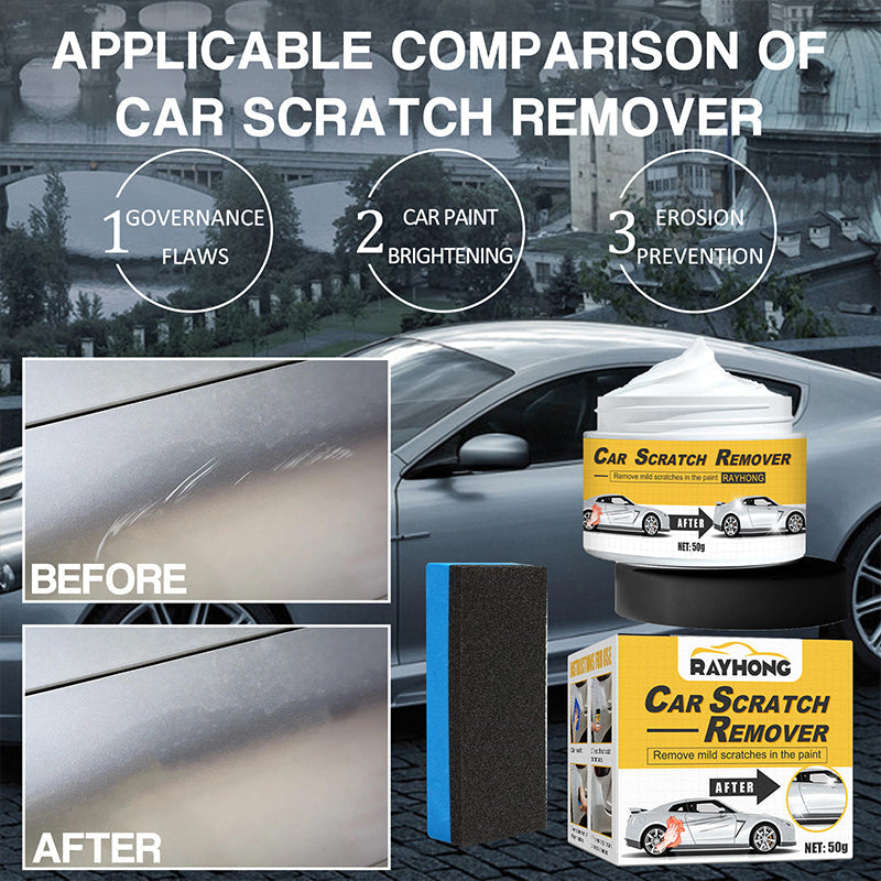 🎉Hot Sale🎉Polishing Compound & Scratch Remover with Sponge - clarioy