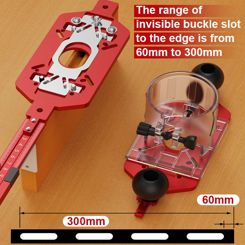 🌟Hot Sale 50% OFF🌟 Multi-Function Aluminum Router Base: 3-in-1 Solution for Trimming, Rounding, and Grooving! ✂️🔧✨