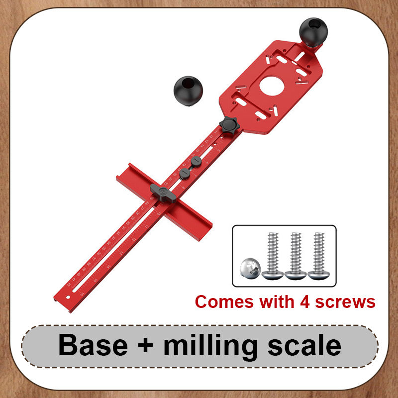 🌟Hot Sale 50% OFF🌟 Multi-Function Aluminum Router Base: 3-in-1 Solution for Trimming, Rounding, and Grooving! ✂️🔧✨