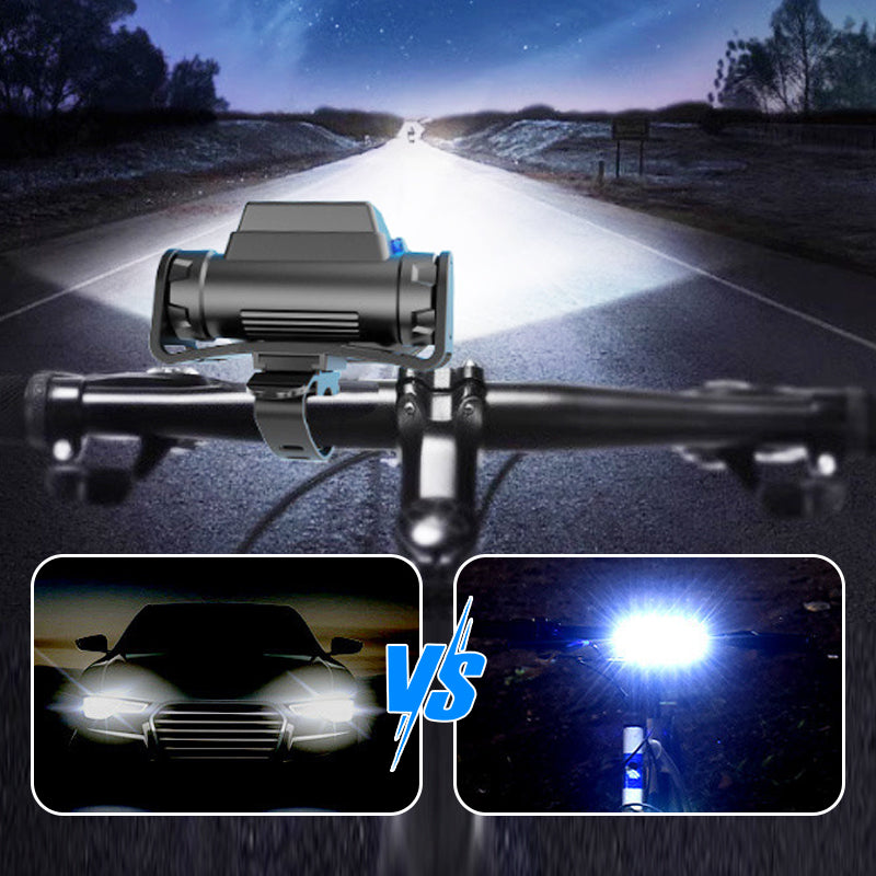 Outdoor Portable Dual Head Super Bright LED Bike Headlight - clarioy