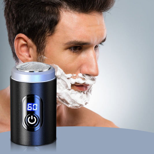 Mini Portable Rechargeable Shaver with Digital Display - clarioy