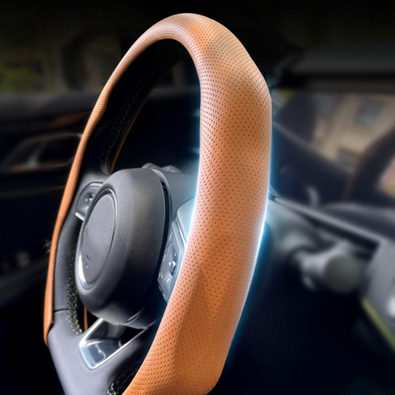 🖤Early Black Friday Specials:🎁 50% OFF and ✈️Free shipping💖Breathable Non-Slip Ultra-Thin Steering Wheel Cover