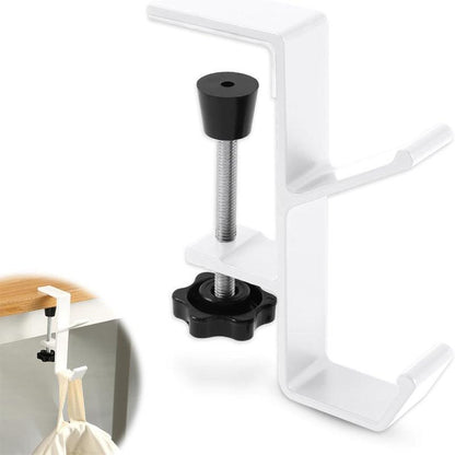 Multipurpose Adjustable Desk Clamp Hook - clarioy