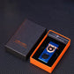 USB Charging Digital Windproof Lighters with LED Lighting Function - clarioy