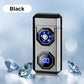 USB Charging Digital Windproof Lighters with LED Lighting Function - clarioy