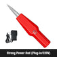 Red 220V plug-in auto tool with strong power and charger, premium Clarioy accessory