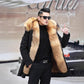 ❄️Winter Specials❄️Men's Mid-Length Jacket with Removable Synthetic Fur - clarioy