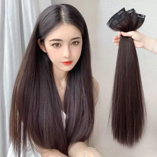 🎅Xmas Specials🎄Clip in U-Shaped Hair Extension Hairpiece for Women - clarioy