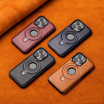 Full Leather Shockproof Magnetic Case for iPhone - clarioy