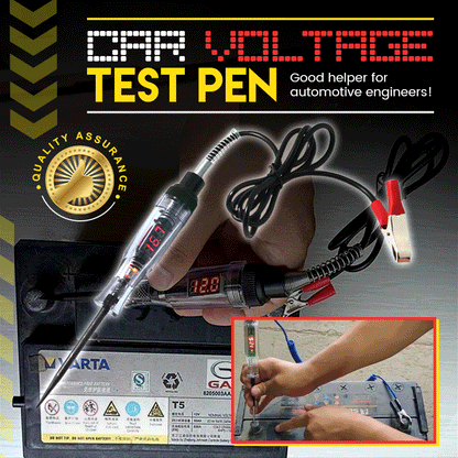Digital car voltage test pen checking car battery, auto tool from clarioy for automotive use