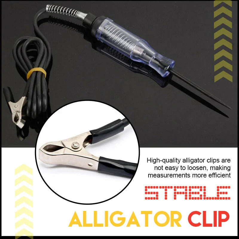 Auto test probe with high-quality alligator clip for electrical diagnostics from clarioy