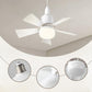 2-in-1 Portable Ceiling Fan & Light With Remote Control - clarioy