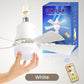 2-in-1 Portable Ceiling Fan & Light With Remote Control - clarioy