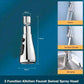 360 degree rotating high-pressure tap + adapter - clarioy