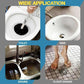 Multi-purpose drain cleaning tool for toilets, sinks, kitchen drains, and floor drains