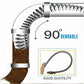 Flexible 90-degree bendable drain cleaning spring tool unclogging pipe, clarioy auto tool