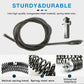 Sturdy manganese steel spring steel wire drain auger with universal interface, clarioy auto tool
