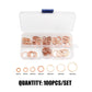 ⏳Time-Limited Special⏰100/200 PCS Copper Flat Washer Assortment Kit