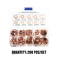 ⏳Time-Limited Special⏰100/200 PCS Copper Flat Washer Assortment Kit